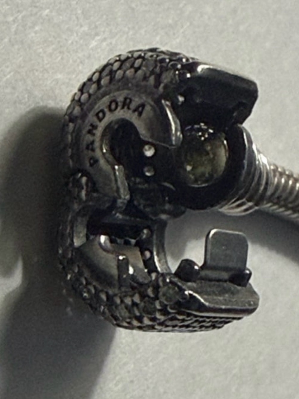 Beautiful Pandora Sparkling Barrel Pre Styled Bracelet S925 - Picture 6 of 11